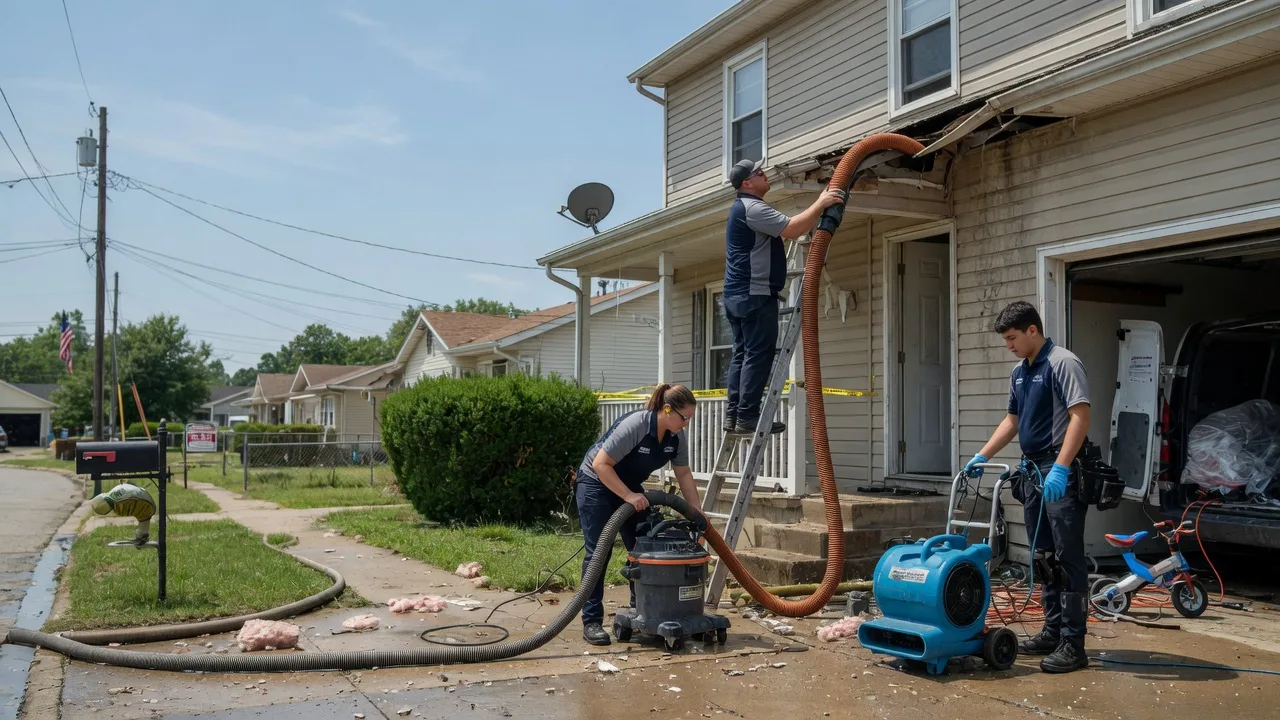 Water Damage Restoration in Peabody, KS near me